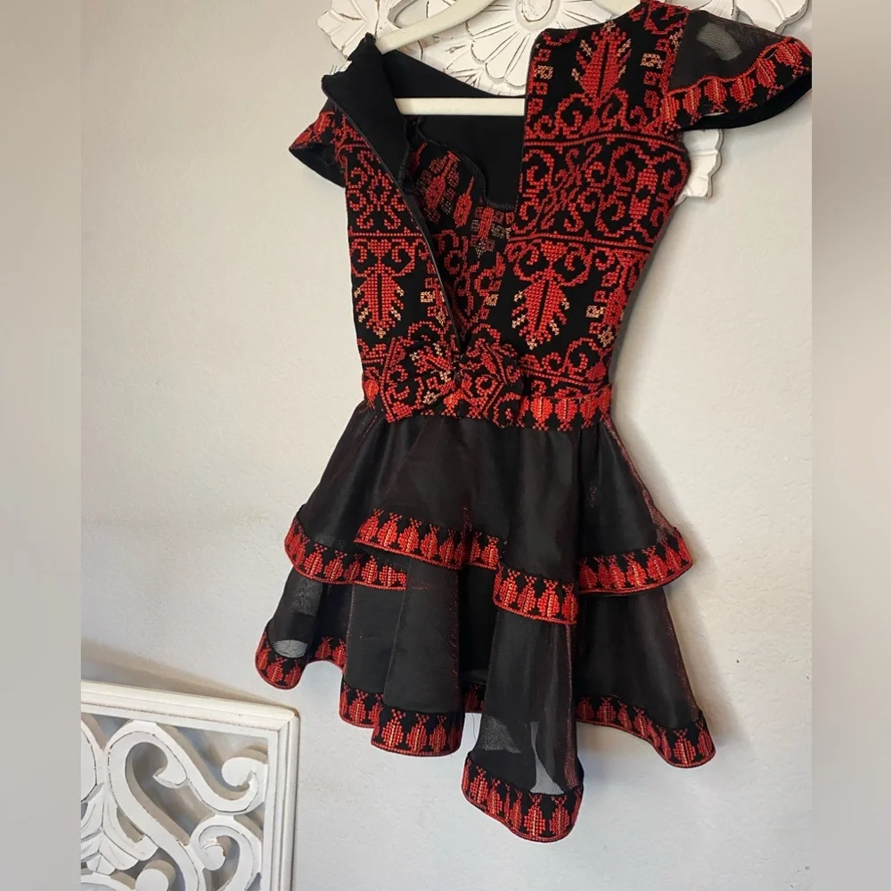 Girls embroidered ruffle dresses size 2T BRAND NEW no tags though! - Picture 2 of 11